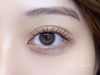 She's lash 渋谷店【パリジェンヌ/まつげパーマ/マツエク/眉毛/アイブロウ/パリエク】の写真/フラットラッシュ(Brownカラ-変更無料）丁寧な施術でキ-プ力◎人気のパリジェンヌラッシュリフトも♪¥4980~