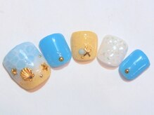 ネイルサロン ドレリッチ 大宮店(drerich)/【7990】ドロップネイルフット