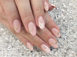 大人フラワーネイル