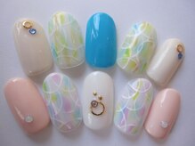 ネイルサロンアンドスクール アンジー(Nail salon × school Anji)の雰囲気（選べる定額デザイン☆¥10,000～　(オフ込））