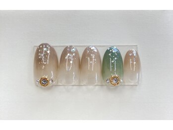 ネイルアンドアイ ミント(nail＆eye mint)/10月キャンペーンネイル