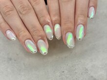 ネイルサロン ドゥ(Nail Salon Doux)/【ラテリア】ミラーガラスネイル