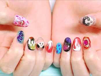 ネイル ファンシーファング(nail_fancy_fang)/3dネイル