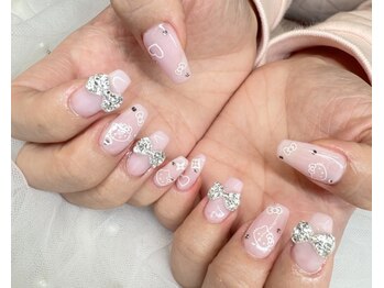 プトゥプトゥ(ptu ptu)/ベビーピンク×リボン×キャラ