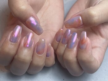 ピアチェーレ(Piacere)/じゅわっ水彩ネイル☆¥13,200～