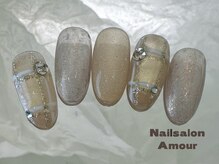 アムールユシマテン 上野湯島店(Amour)/ キラキラ秋のネイルコース¥7980