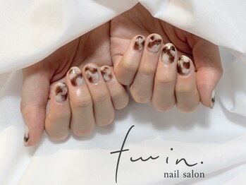 ツインネイル 久屋大通店(twin.nail)/カフェラテネイル