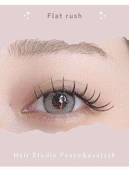 ヘアースタジオ ピース アンド アイラッシュ(Hair Studio Peace&Eyelash)/フラットラッシュ150本