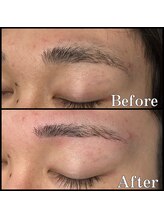 眉毛男子 新宿店/眉毛【 before / after 】