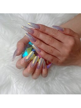 ロングミラーネイル