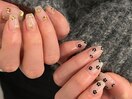 くすみカラーネイル