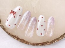 ネイルサロンフォーユー(for u)/バレンタインネイル¥6980