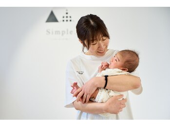 シンプル(Simple.)の写真/産後のママさんの強い味方◎広めのキッズスペースあり♪たくさんのお子様がご一緒に来店されております☆
