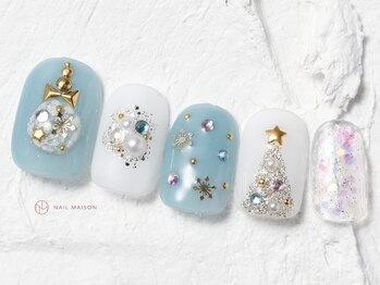 ネイルメゾン 渋谷店(NAIL MAISON)/クリスマススノードーム¥10000
