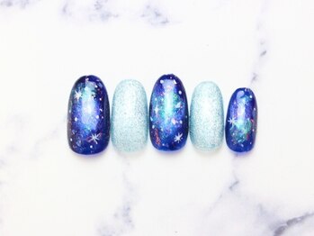 池袋ネイルサロン イイネイル(Ee-Nail)/ギャラクシーネイル初回￥7500