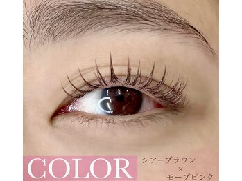 プリモアイラッシュ(Primo Eyelash)/シアーブラウン+モーブピンク