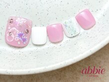 ネイルサロン アビー グランデュオ蒲田店(abbie)/パープルフラワー¥12045