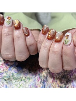 プリュネ(Prune)/オーロラ/チューリップ/ブラウン