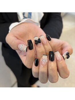 韓国っぽデザインネイル