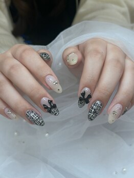 シロン ネイル(SHILON NAIL)/ツイード.・＊