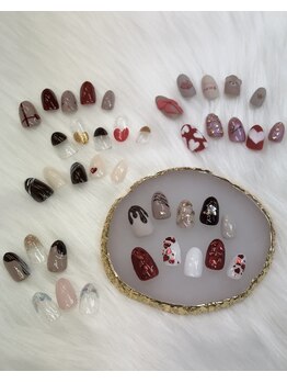 ネイル バズ(NAIL BUZZ)/バレンタインデザイン