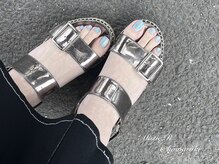 ミスティックアール(Mistic.R)の雰囲気(【フットネイルデザイン】マグネット/ミラー/フラッシュ¥8900)