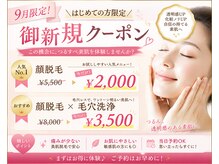 ポリー(Polly)の雰囲気（新規/顔脱毛！美肌の基礎￥5500→￥2000毛穴洗浄付￥3500！）