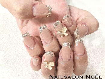 ノエル(Noel)/ガラスフレンチネイル