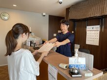 とくなが整体院/カウンセリングシートのお渡し