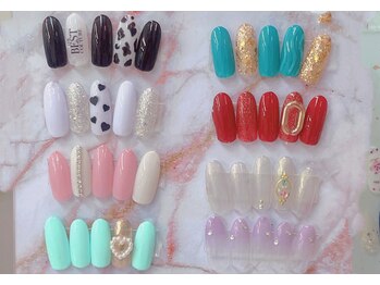 ネイルサロン ジェイ(Nail Salon J)/シェルネイル夏ネイル