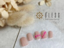 ネイルアンドアイラッシュ ブレス エスパル山形本店(BLESS)/ふんわりカラーで女子っぽく