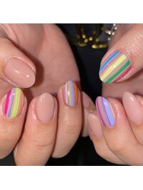 カラフルストライプ