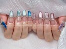 チップ長さだし10本デザイン