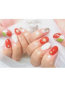 手描きアートが得意なサロン