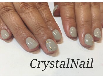 クリスタルネイル イオンモール広島府中店(CRYSTAL NAIL)/シンプルネイル