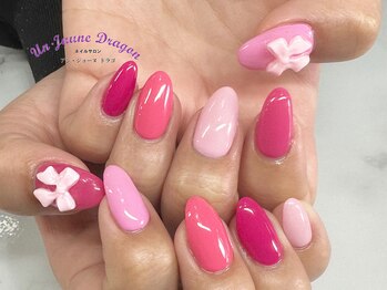 アン ジョーヌドラゴ/【自爪ネイル】ピンクネイル
