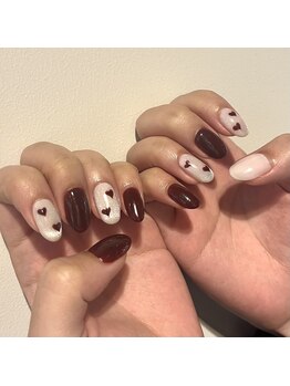 エムスラッシュ 横浜元町店(M.SLASH)/ハートネイル