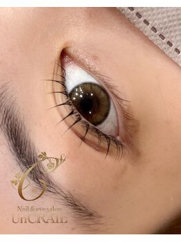 アン クレール(Un CRAIL)の写真/【まつ毛パーマ¥5500/アイブロウ¥5500/フラットラッシュ120本¥6980】ネイル・アイの同時施術はお電話にて☆