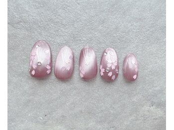 マグネットさくらネイル☆