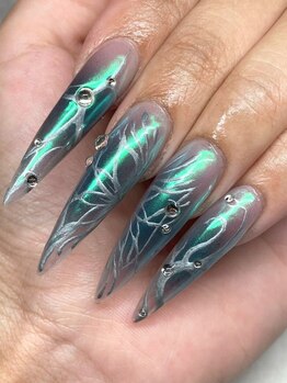 エクアネイルズ(Akuwa nails)/スカルプ3Dアート180分やり放題 