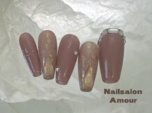 アムールユシマテン 上野湯島店(Amour)/ キラキラ秋のネイルコース¥7980