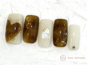 ネイルメゾン 池袋店(NAIL MAISON)/ベッコウハート¥7800