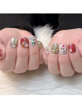 リッシュ ドゥ(RICHE deux)/クリスマスネイル♪