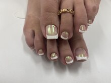 ディーネイル 天王寺(D-nail)/【田坂】ミラーフレンチnail