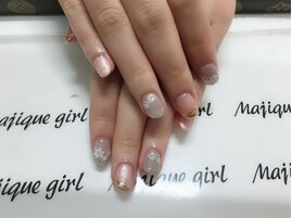 【雪結晶ネイル】