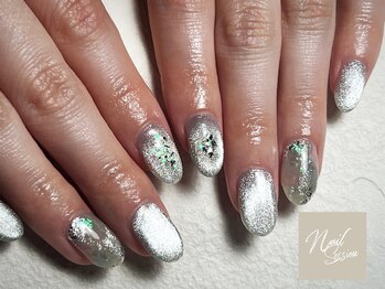 ネイルセッション(nail session)/涼しげニュアンス