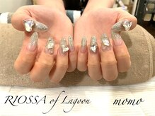 リオッサ オブ ラグーン(RIOSSA of Lagoon)/クリアベースｘビジュー盛り♪