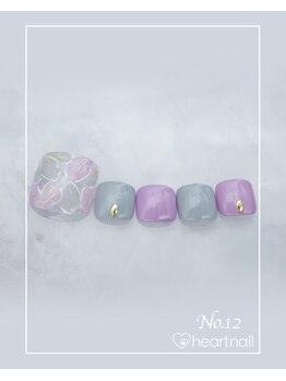 はあとねいる 銀座新富町店/フットネイルNo.12