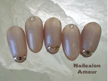 アムールユシマテン 上野湯島店(Amour)/ キラキラ秋のネイルコース¥7980