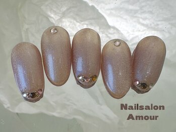 アムールユシマテン 上野湯島店(Amour)/ キラキラ秋のネイルコース¥7980